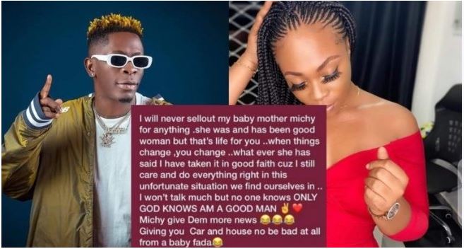 Shatta Wale gives Michy house and car