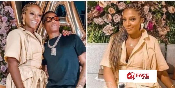 WizKid and Valerie Obaze