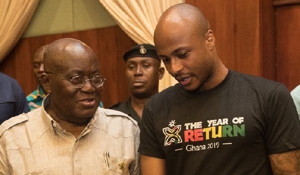 Akufo-Addo and Dede Ayew