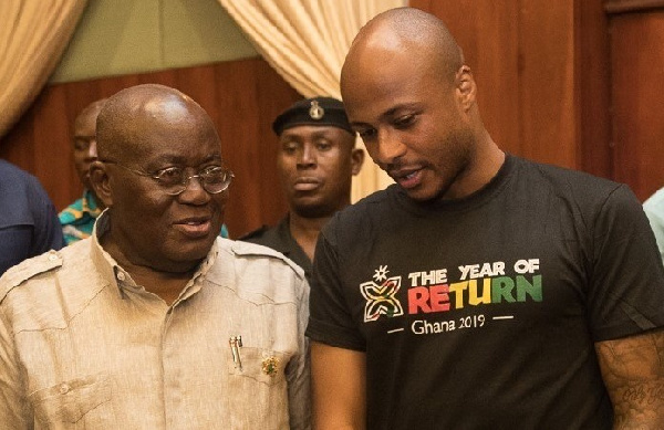 Akufo-Addo and Dede Ayew